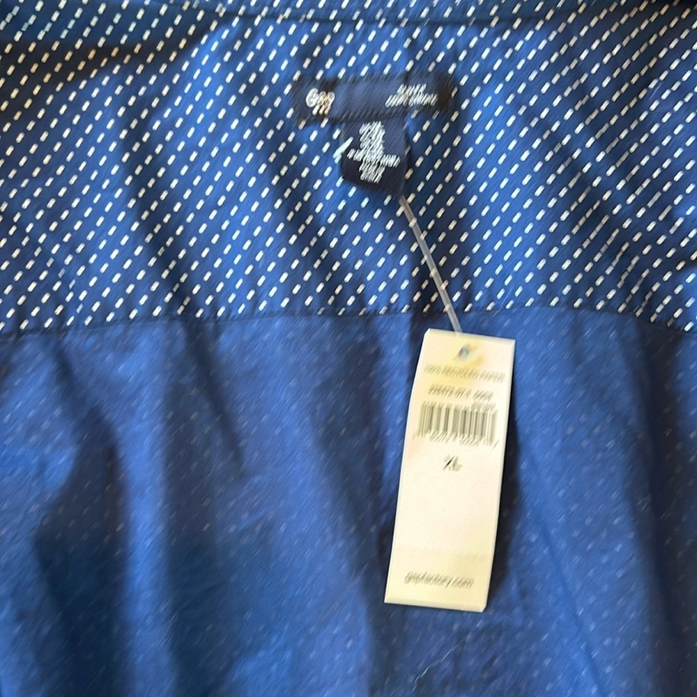 Blue and white button down new with tags